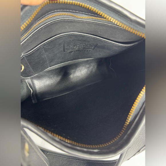 Vintage Y2K Coach Legacy Zip 9966 Black Cow Hide Leather Crossbody Shoulder Bag - Picture 15 of 16